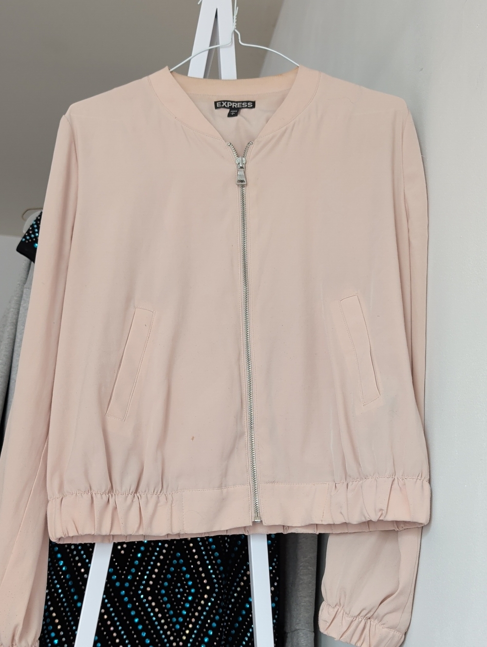 Express Pale Pink Women's Bomber Jacket